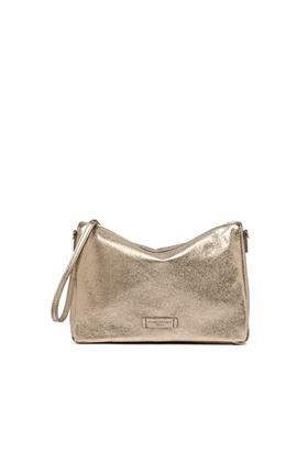 Tracolla Gianni chiarini in pelle laminata colore platino. GIANNI CHIARINI | 10225-MIRAGE